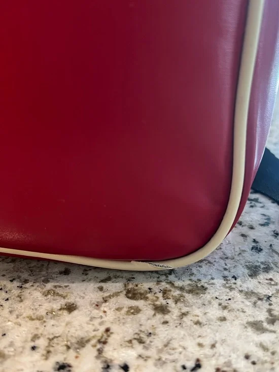 Volkswagen Van VW Collection Red and Silver Crossbody Bag - Picture 7 of 10